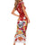 Koality Christmas Short Sleeve Bodycon Dress Cute Aussie Koala Holiday - Wonder Print Shop