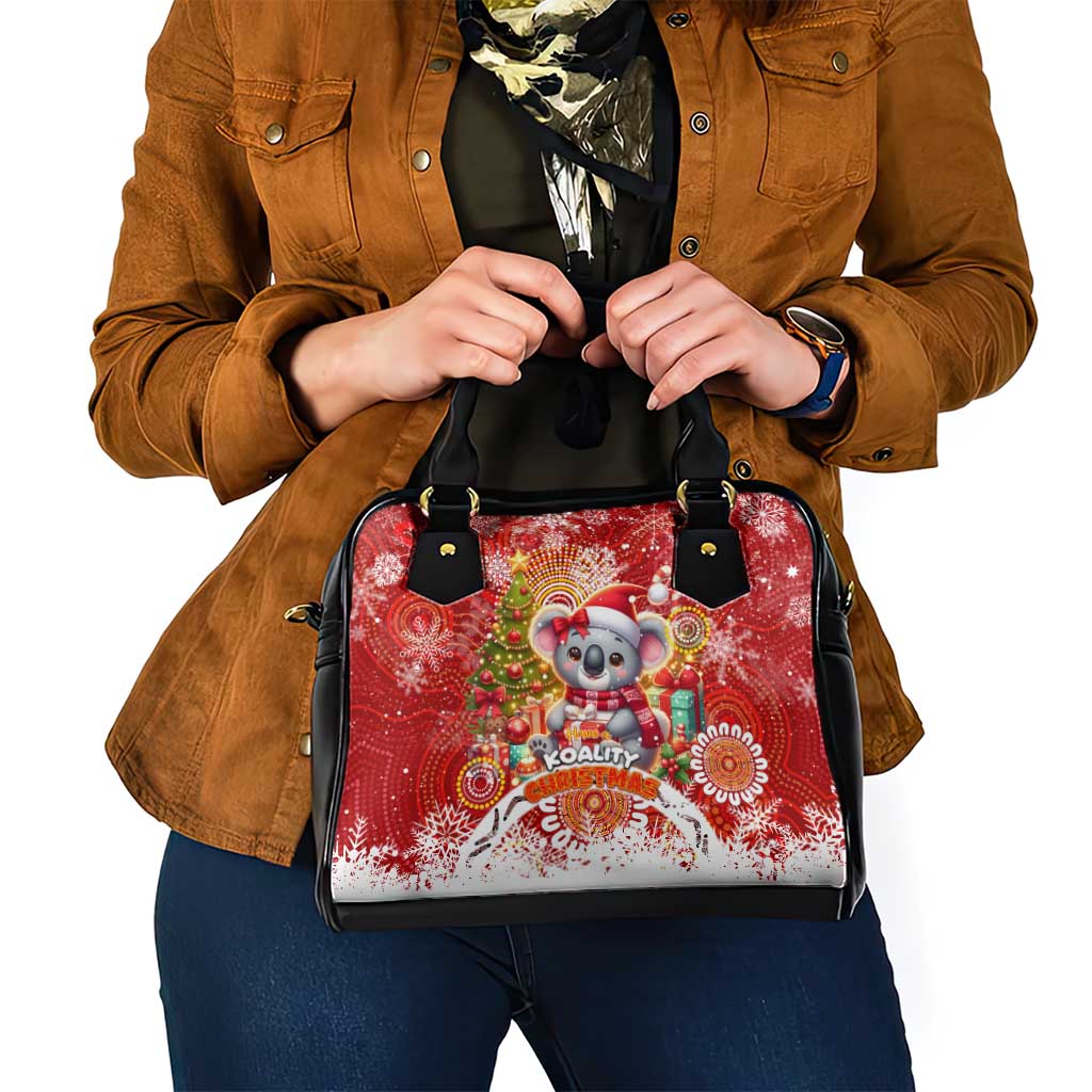 Koality Christmas Shoulder Handbag Cute Aussie Koala Holiday - Wonder Print Shop