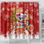 Koality Christmas Shower Curtain Cute Aussie Koala Holiday - Wonder Print Shop