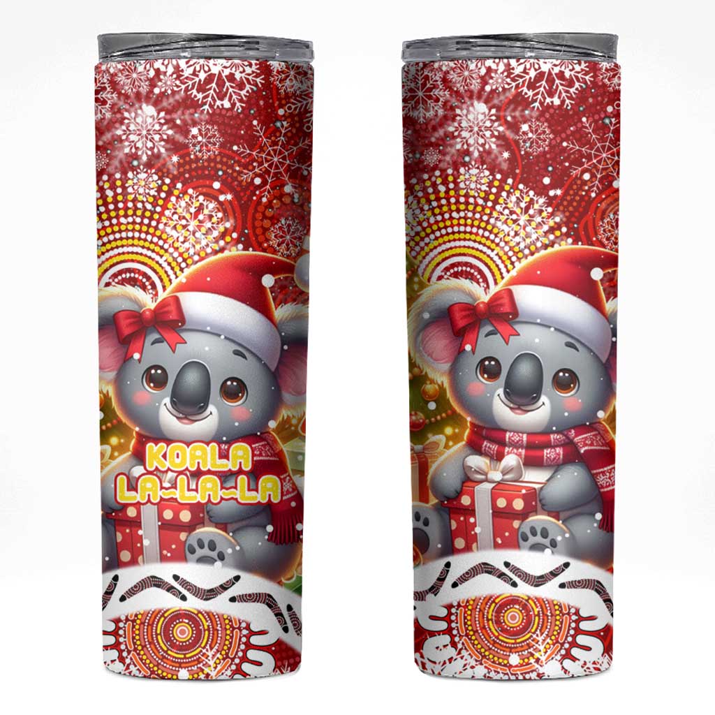 Koality Christmas Skinny Tumbler Cute Aussie Koala Holiday - Wonder Print Shop