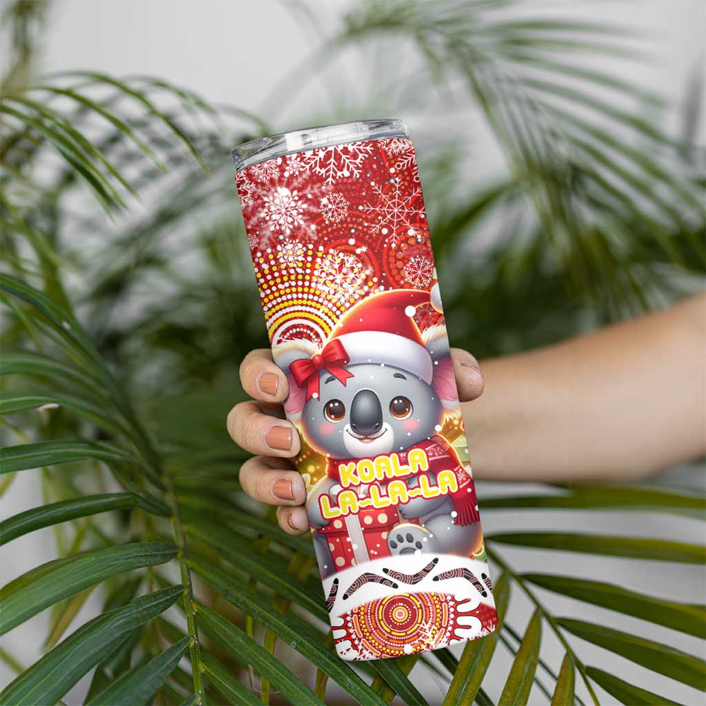 Koality Christmas Skinny Tumbler Cute Aussie Koala Holiday - Wonder Print Shop