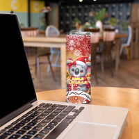 Koality Christmas Skinny Tumbler Cute Aussie Koala Holiday - Wonder Print Shop