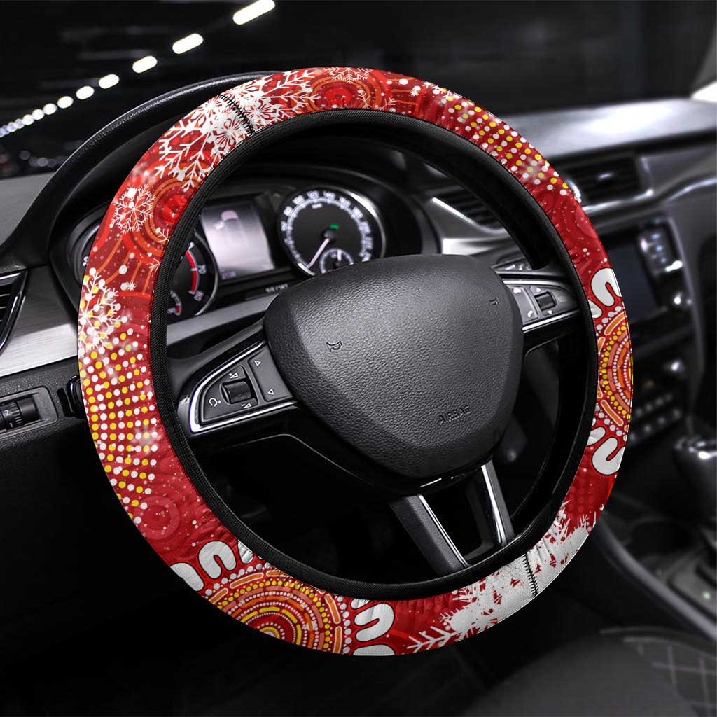 Koality Christmas Steering Wheel Cover Cute Aussie Koala Holiday - Wonder Print Shop