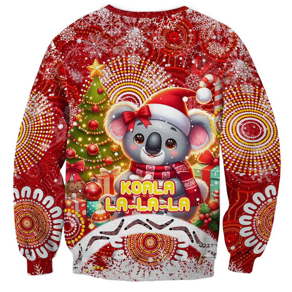 Koality Christmas Sweatshirt Cute Aussie Koala Holiday - Wonder Print Shop