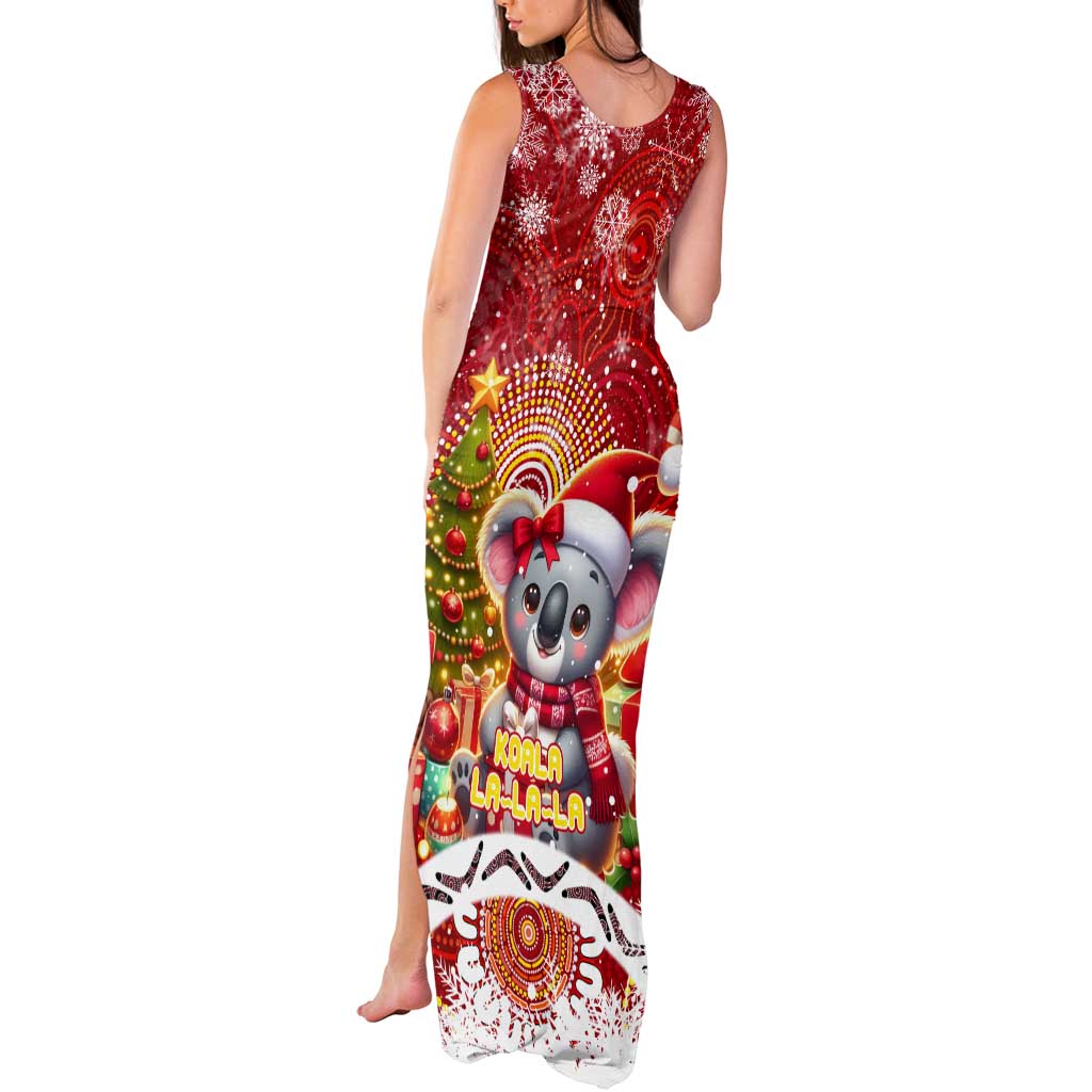 Koality Christmas Tank Maxi Dress Cute Aussie Koala Holiday - Wonder Print Shop