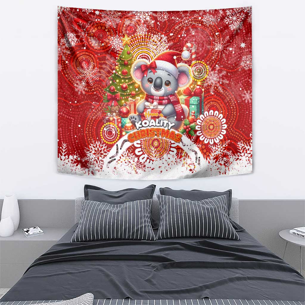 Koality Christmas Tapestry Cute Aussie Koala Holiday - Wonder Print Shop