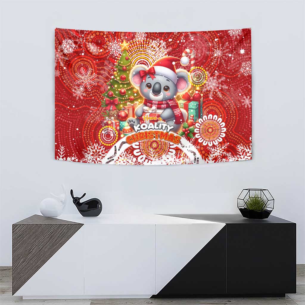 Koality Christmas Tapestry Cute Aussie Koala Holiday - Wonder Print Shop