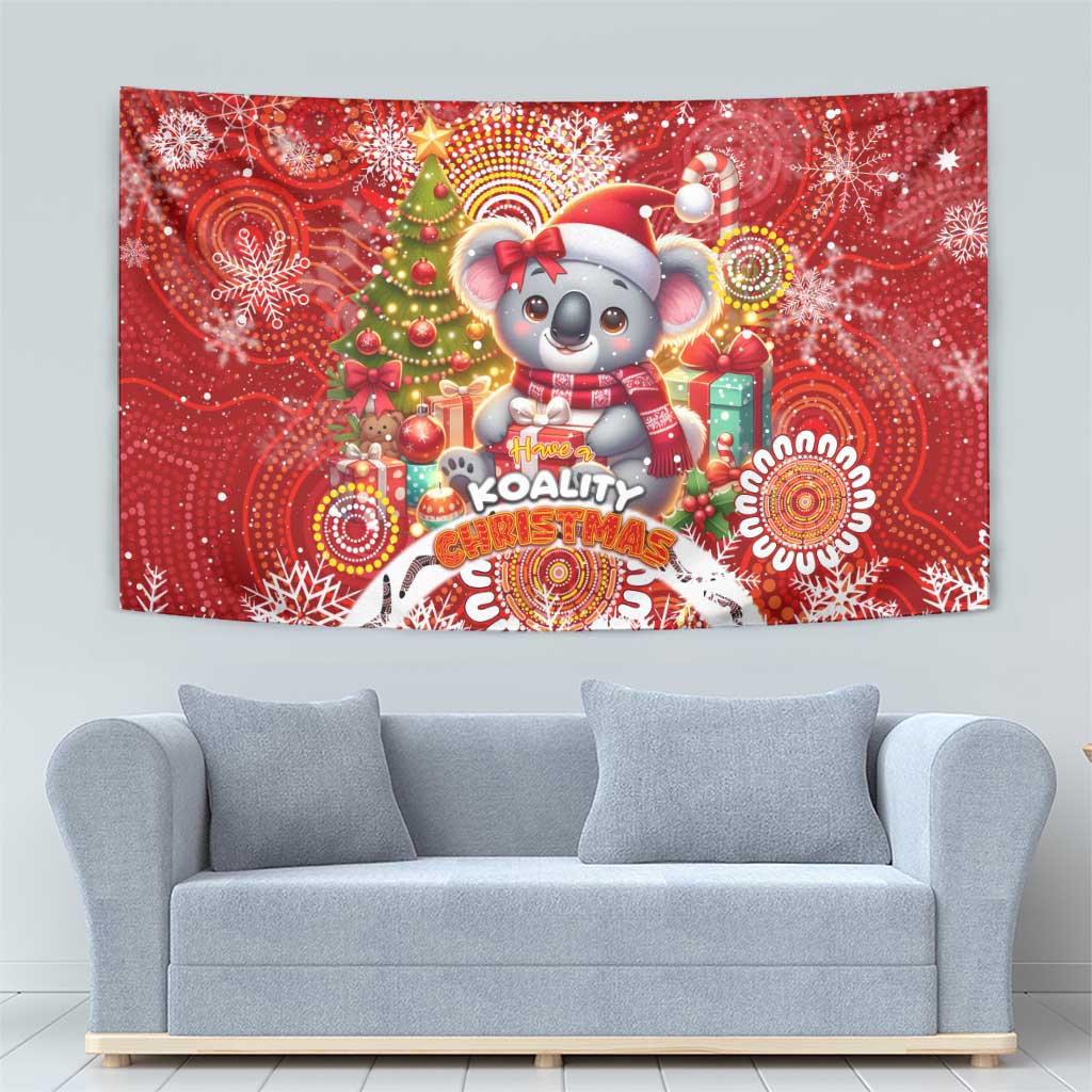 Koality Christmas Tapestry Cute Aussie Koala Holiday - Wonder Print Shop