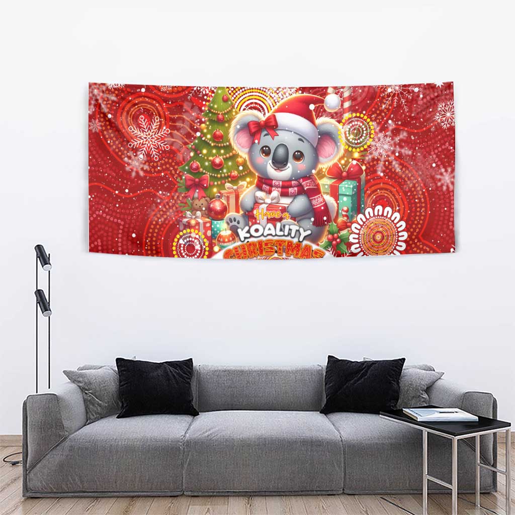 Koality Christmas Tapestry Cute Aussie Koala Holiday - Wonder Print Shop