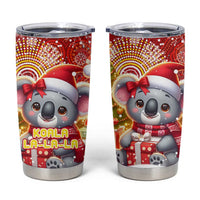 Koality Christmas Tumbler Cup Cute Aussie Koala Holiday - Wonder Print Shop
