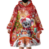 Koality Christmas Wearable Blanket Hoodie Cute Aussie Koala Holiday - Wonder Print Shop