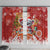 Koality Christmas Window Curtain Cute Aussie Koala Holiday - Wonder Print Shop