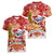 Koality Christmas Women V-Neck T-Shirt Cute Aussie Koala Holiday - Wonder Print Shop