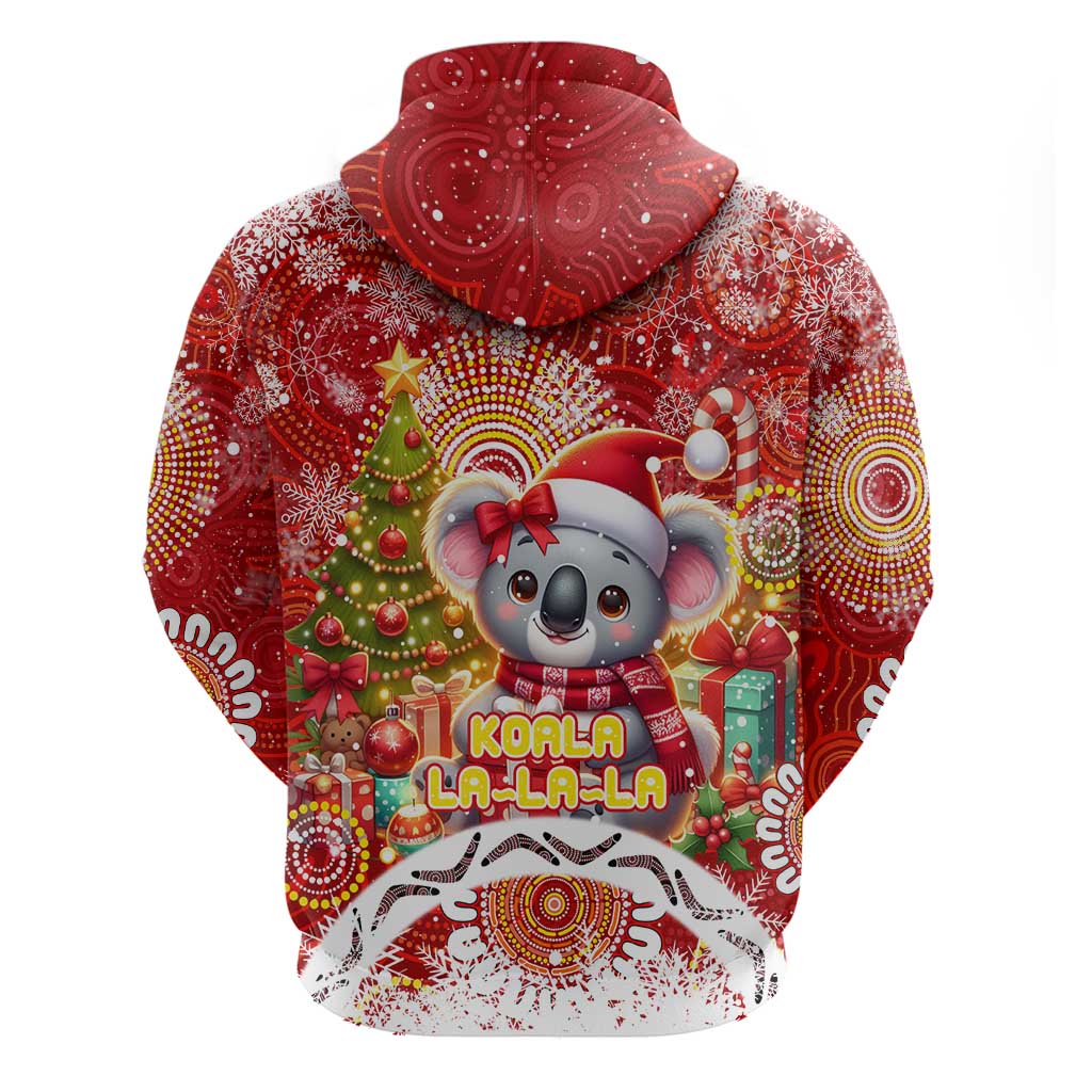 Koality Christmas Zip Hoodie Cute Aussie Koala Holiday - Wonder Print Shop