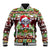 Koala Christmas Baseball Jacket Australia Aboriginal Cute Santa Koalas - Wonder Print Shop