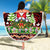 Koala Christmas Beach Blanket Australia Aboriginal Cute Santa Koalas - Wonder Print Shop