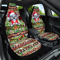 Koala Christmas Car Seat Cover Australia Aboriginal Cute Santa Koalas - Wonder Print Shop