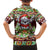 Koala Christmas Family Matching Off The Shoulder Long Sleeve Dress and Hawaiian Shirt Australia Aboriginal Cute Santa Koalas - Wonder Print Shop