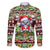 Koala Christmas Family Matching Off The Shoulder Long Sleeve Dress and Hawaiian Shirt Australia Aboriginal Cute Santa Koalas - Wonder Print Shop