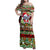 Koala Christmas Family Matching Off Shoulder Maxi Dress and Hawaiian Shirt Australia Aboriginal Cute Santa Koalas - Wonder Print Shop