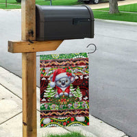 Koala Christmas Garden Flag Australia Aboriginal Cute Santa Koalas - Wonder Print Shop