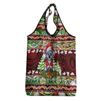 Koala Christmas Grocery Bag Australia Aboriginal Cute Santa Koalas - Wonder Print Shop