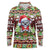 Koala Christmas Long Sleeve Polo Shirt Australia Aboriginal Cute Santa Koalas - Wonder Print Shop