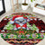Koala Christmas Round Carpet Australia Aboriginal Cute Santa Koalas - Wonder Print Shop