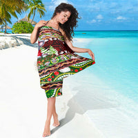 Koala Christmas Sarong Australia Aboriginal Cute Santa Koalas - Wonder Print Shop