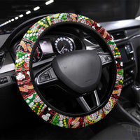 Koala Christmas Steering Wheel Cover Australia Aboriginal Cute Santa Koalas - Wonder Print Shop