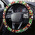 Koala Christmas Steering Wheel Cover Australia Aboriginal Cute Santa Koalas - Wonder Print Shop
