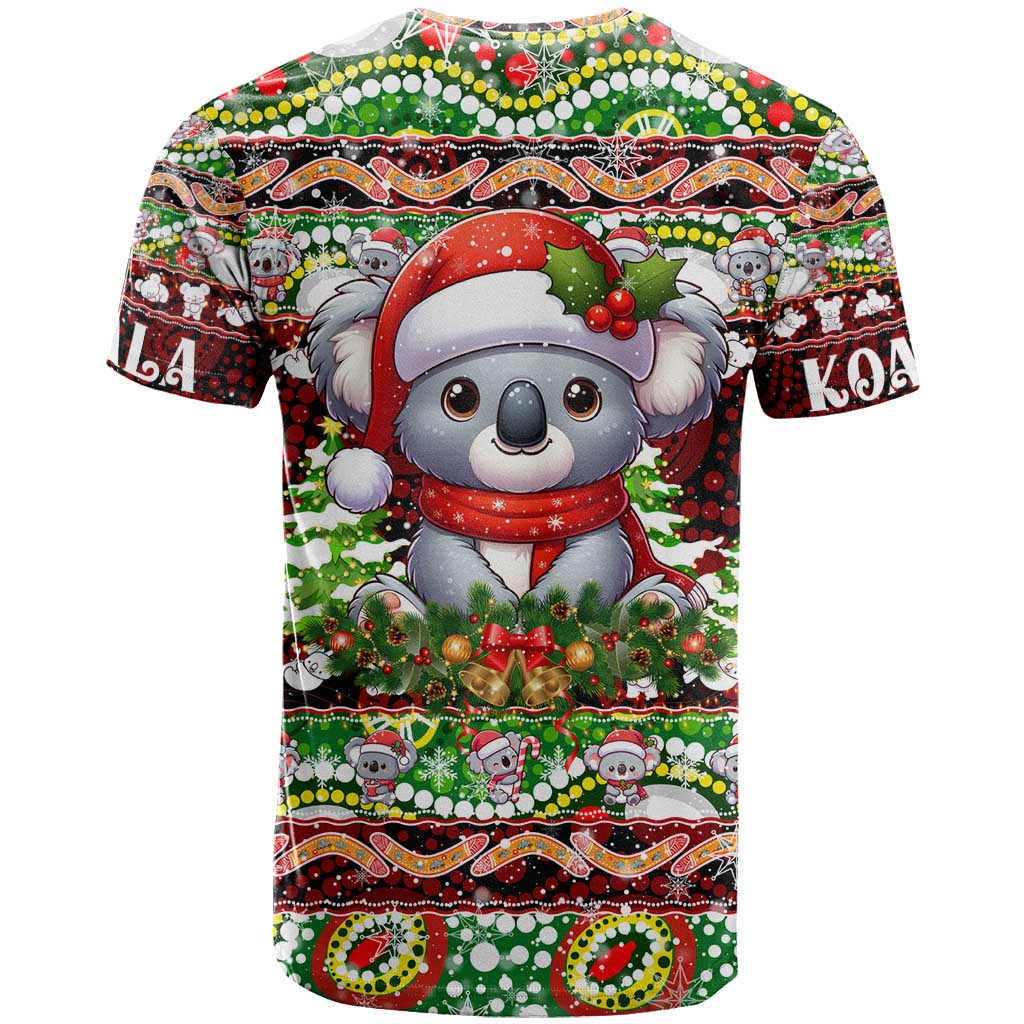 Koala Christmas T Shirt Australia Aboriginal Cute Santa Koalas - Wonder Print Shop