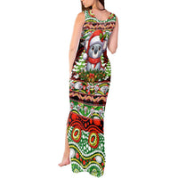 Koala Christmas Tank Maxi Dress Australia Aboriginal Cute Santa Koalas - Wonder Print Shop