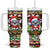 Koala Christmas Tumbler With Handle Australia Aboriginal Cute Santa Koalas - Wonder Print Shop