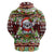 Koala Christmas Zip Hoodie Australia Aboriginal Cute Santa Koalas - Wonder Print Shop