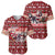 Dog Sled Christmas Baseball Jersey Husky Sleigh Ride Design - Wonder Print Shop