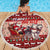 Dog Sled Christmas Beach Blanket Husky Sleigh Ride Design - Wonder Print Shop
