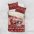 Dog Sled Christmas Bedding Set Husky Sleigh Ride Design - Wonder Print Shop
