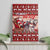Dog Sled Christmas Canvas Wall Art Husky Sleigh Ride Design - Wonder Print Shop