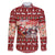 Dog Sled Christmas Family Matching Off The Shoulder Long Sleeve Dress and Hawaiian Shirt Husky Sleigh Ride Design - Wonder Print Shop