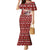 Dog Sled Christmas Mermaid Dress Husky Sleigh Ride Design - Wonder Print Shop
