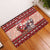 Dog Sled Christmas Rubber Doormat Husky Sleigh Ride Design - Wonder Print Shop