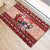 Dog Sled Christmas Rubber Doormat Husky Sleigh Ride Design - Wonder Print Shop