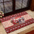 Dog Sled Christmas Rubber Doormat Husky Sleigh Ride Design - Wonder Print Shop