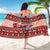 Dog Sled Christmas Sarong Husky Sleigh Ride Design - Wonder Print Shop