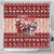 Dog Sled Christmas Shower Curtain Husky Sleigh Ride Design - Wonder Print Shop