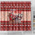 Dog Sled Christmas Shower Curtain Husky Sleigh Ride Design - Wonder Print Shop