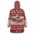 Dog Sled Christmas Wearable Blanket Hoodie Husky Sleigh Ride Design - Wonder Print Shop