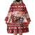 Dog Sled Christmas Wearable Blanket Hoodie Husky Sleigh Ride Design - Wonder Print Shop