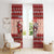 Dog Sled Christmas Window Curtain Husky Sleigh Ride Design - Wonder Print Shop